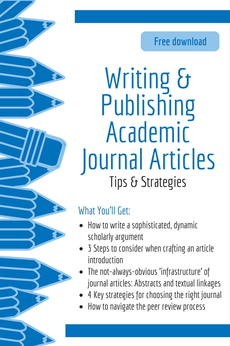 academic journal article writing services