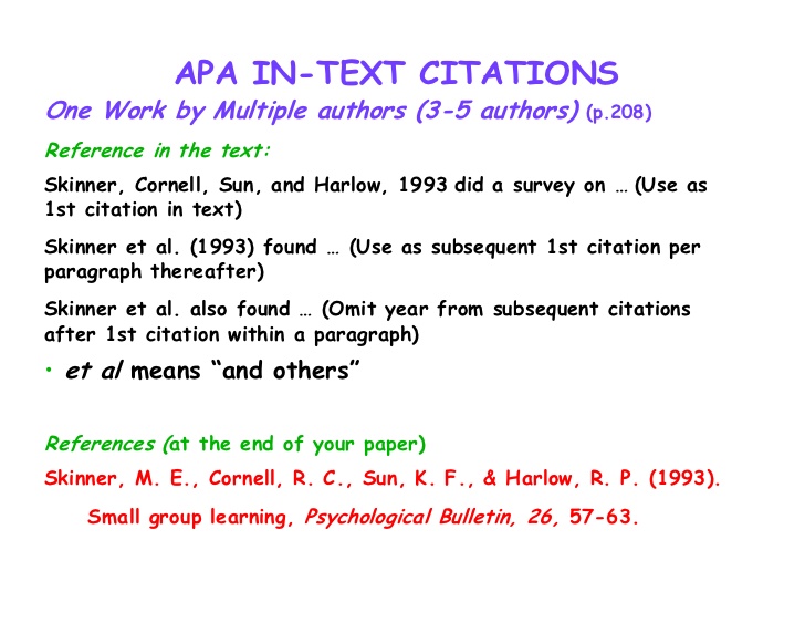 how to cite apa in text with three authors